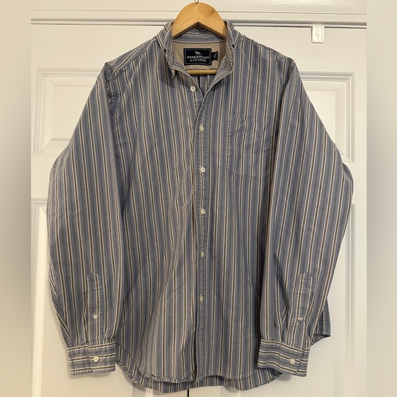 american living dress shirts American Living Green Dress Shirts for Men for sale